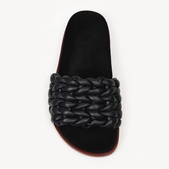 Chloé Kacey Braided Leather Slide Sandal - Picture 4 of 10